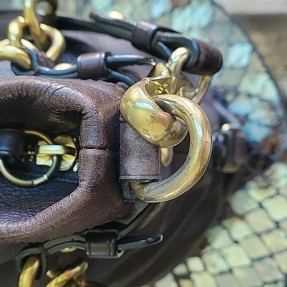 Brown Leather Coach Brooke Purse - Picture 5 of 16